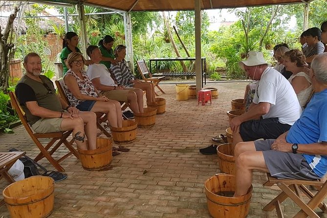 A Real Insight into Hoi An Village Island Experience & Hidden Gem - Cam Kim Island: grinding rice and making snacks