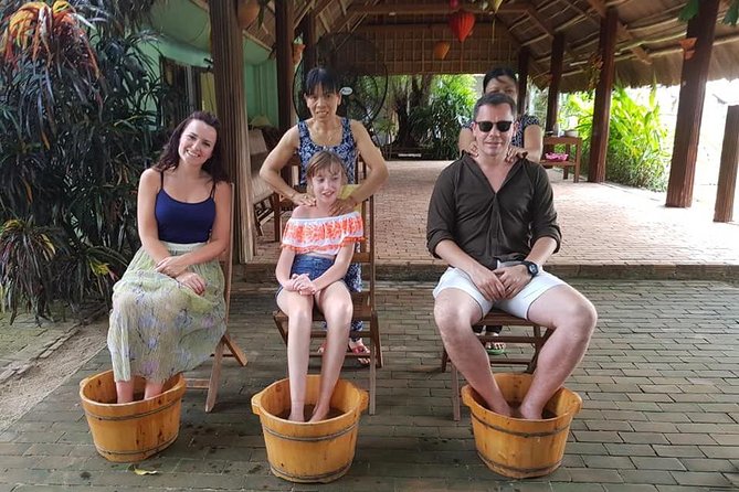 A Real Insight into Hoi An Village Island Experience & Hidden Gem - Cooking, lunch, and the optional foot massage