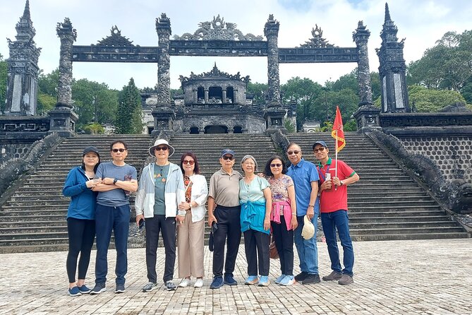All must-see places Hue City, Hai Van Pass from Hoi An Group Tour - Khai Dinh Tomb, Hue’s most ornate royal monument