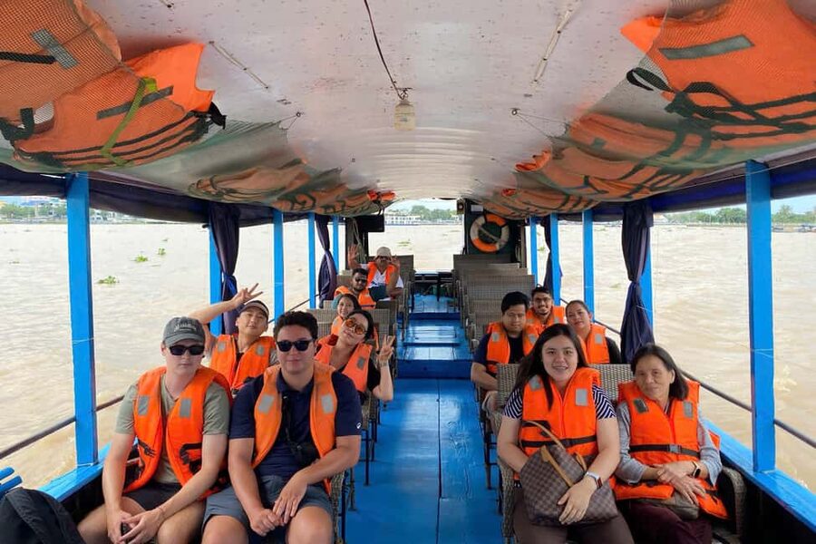 Authentic Mekong Delta: Tuk Tuk, Rowing Boat, Biking Tour - A Mekong-style lunch by the river
