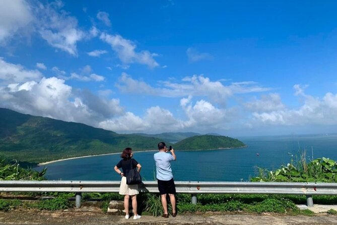 BaNa Hills with Golden Bridge 1 Day Tour from Hoi An/Da Nang - The first cable car and the view over central Vietnam