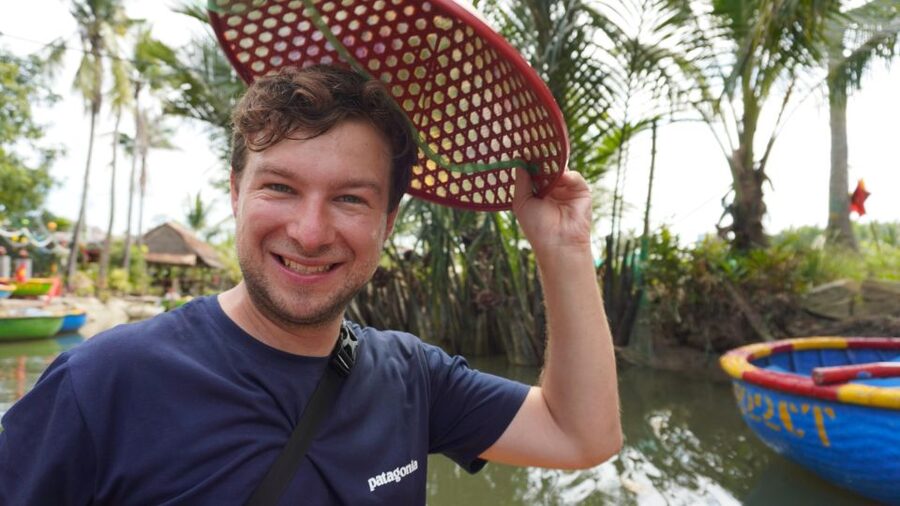 Basket Boat at Coconut Village, Kitchen Show and Big Lunch - Cooking with Vi in a small show kitchen