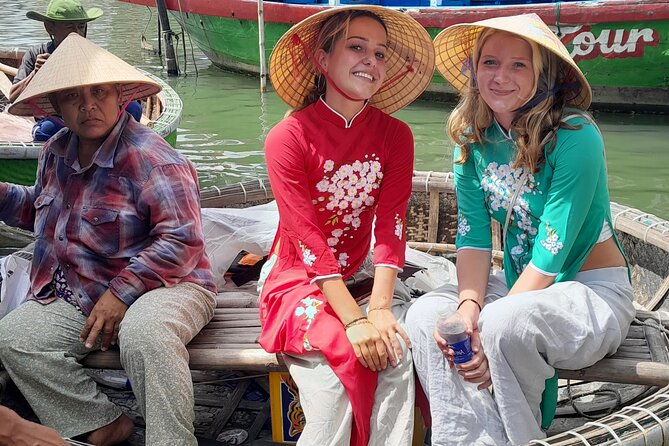 Basket Boat in Hoi An( visit water coconut forest,Crab fishing ) - Leaving Hoi An for Cam Thanh Water Coconut Forest