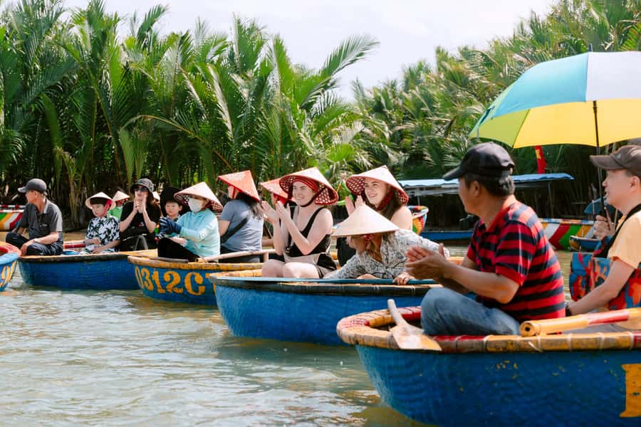 BUFFALO RIDING -BASKET BOAT & BIKE TOUR-HOI AN - A half-day escape from Hoi An’s old streets