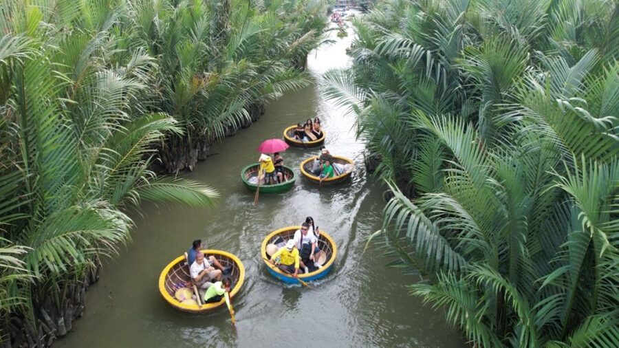 BUFFALO RIDING -BASKET BOAT & BIKE TOUR-HOI AN - Value at $29 per person