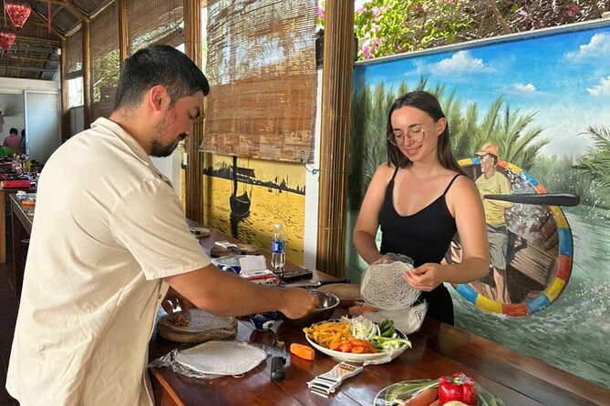 Cooking Class and Coconut Basket Boat Ride by Hangcoconut - Cooking in a garden beside the river