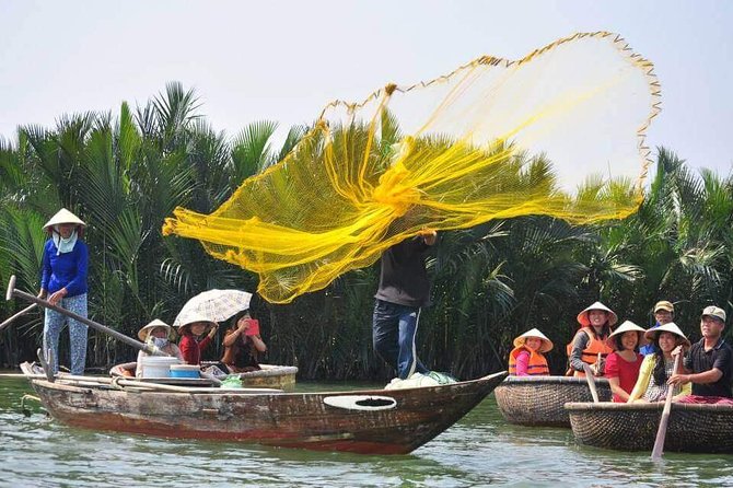 Cooking Class Hoi An:Local Market, Basket Boat, Fishing & Cooking - A generous meal at the end