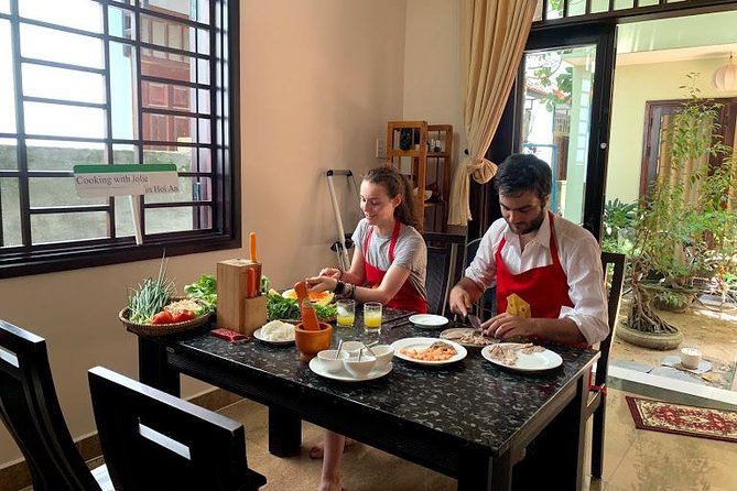 Cooking with Jolie in Hoi An and Lantern making class (JHA4) - The organic garden and a short look at farm life