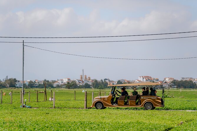 Countryside Adventure Private Tour by Electric Car - Leaving the Meeting Point by the Thu Bon River