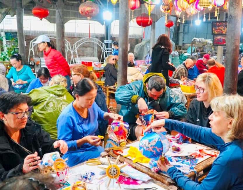 Da Nang/Hoi An: Lantern Making Workshop and Basket Boat Ride - Starting with a handmade Hoi An lantern