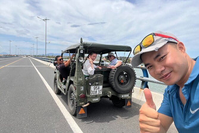 DA NANG to Hoi An Rural Villages and River Islands PRIVATE TOUR - Bridge views over Cua Dai Harbor