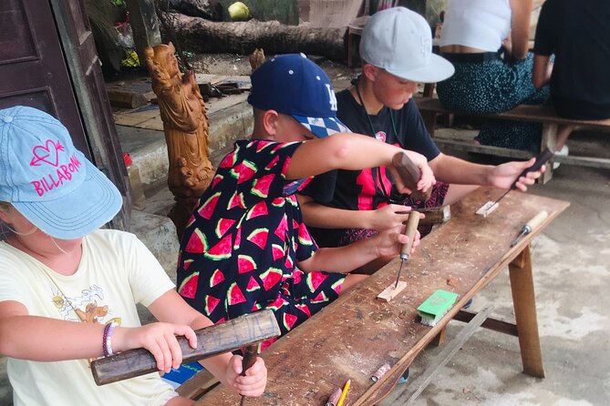 Discover The Hidden Charm Of Hoi An’s Countryside On A Bike Tour - Making rice-paper noodles instead of just watching