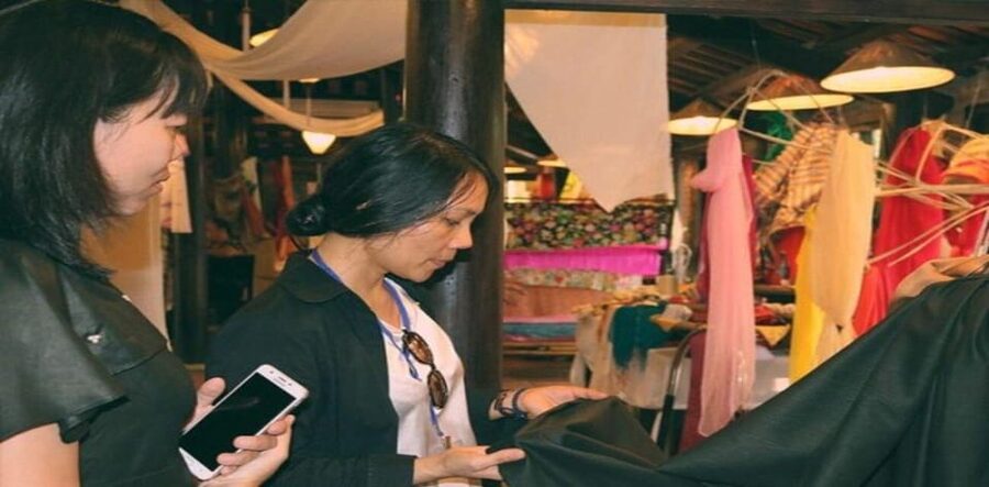 Discover Traditional Silk Process in Hoi An Silk Village - Comparing pure silk with imitation fabric