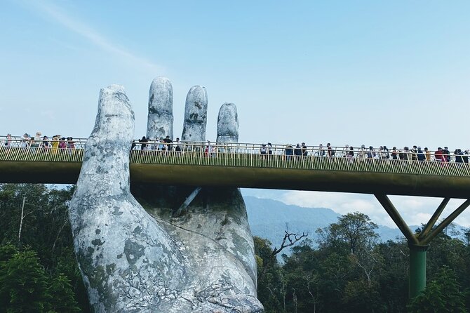 Early morning tour to Bana Hills- Golden Bridge Private tour - Flower Garden, Wine Tunnel, and Linh Ung Pagoda