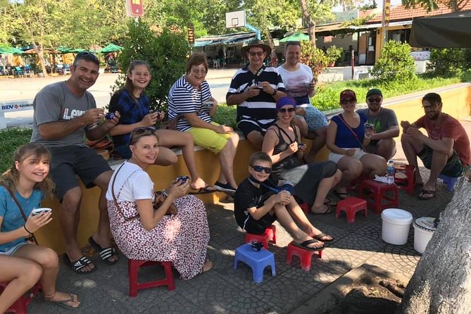 Evening Walking Food Tour, folk game and lantern boat - Coffee, balut, and the value of a flexible tasting