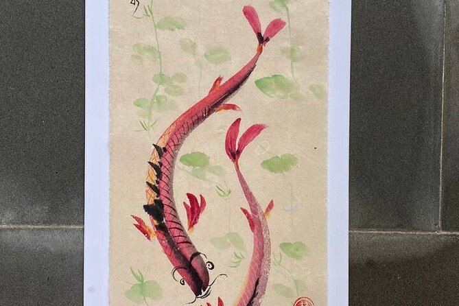 Experience Calligraphy Learning Class in Old Town Hoi An - The personalized calligraphy gift at the end