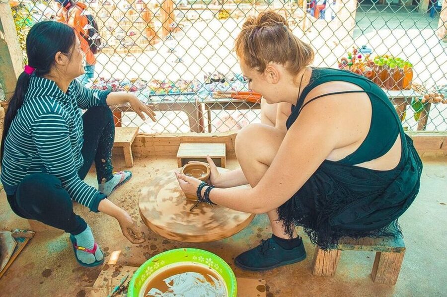 Experience Making Pottery with Local Craftsman in local home - A Short Pottery Class With Real Local Character