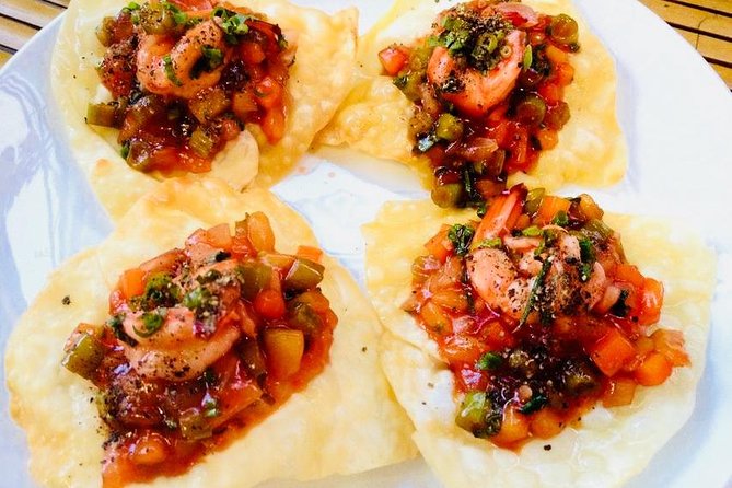 Experience Street Local Food Tour Hoi An - Banh Beo, white rose dumplings, and Quang noodles