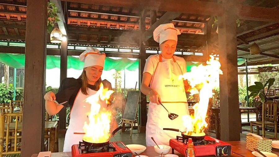 From Hoi An: Cooking Class at Organic Farm - Four dishes, four different cooking lessons