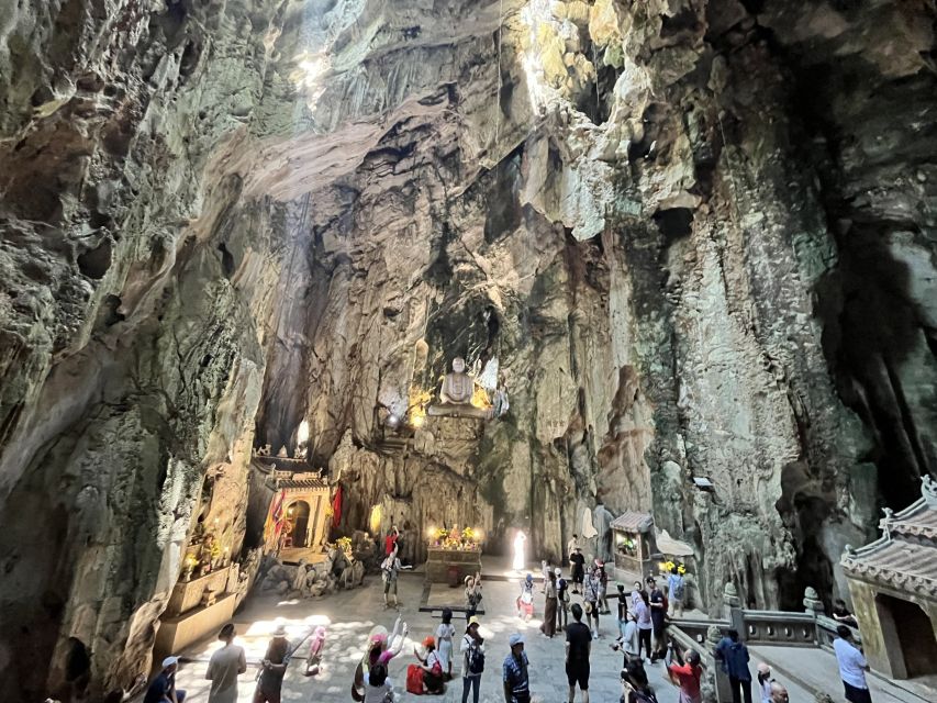 From Hoi An: Marble Mountains and My Son Sanctuary Day Trip - The Thu Bon River cruise and Banh Mi finale