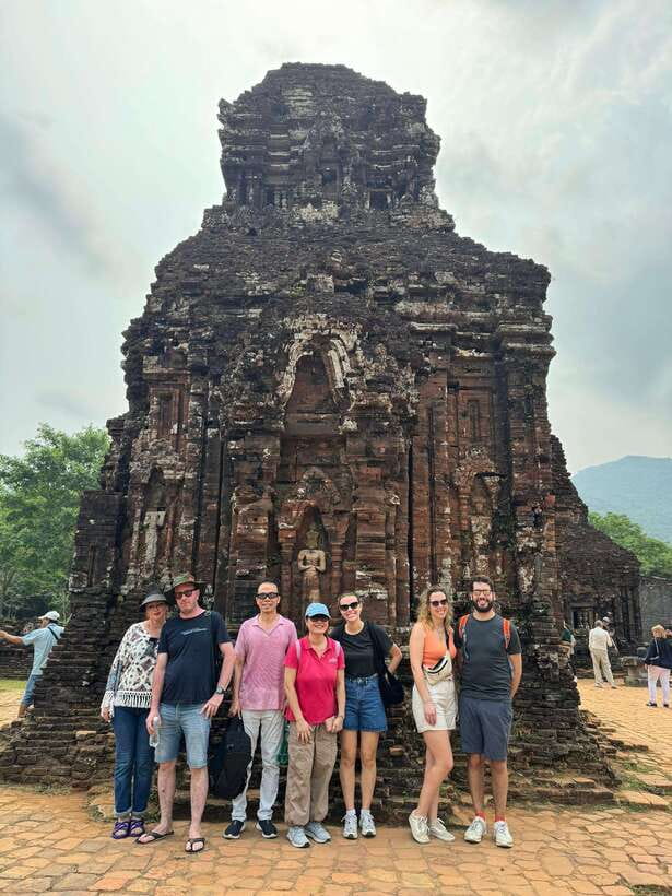 From Hoi An: My Son Sanctuary Afternoon Tour & Boat Trip - Walking through the Cham temple groups