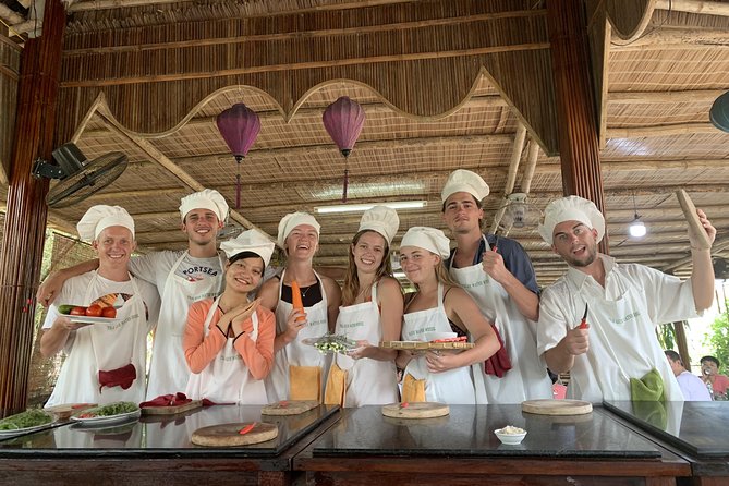 Full Experience Tour: Cooking Class & Basket Boat at Eco-Village - Cycling through the rice fields