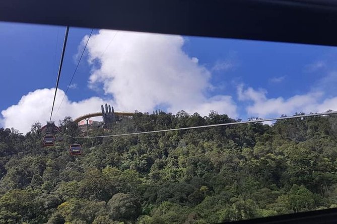 GOLDEN BRIDGE & BA NA HILL in Early moring to Avoid Crowds from DA NANG or HOIAN - The cable car ride is part of the day’s value