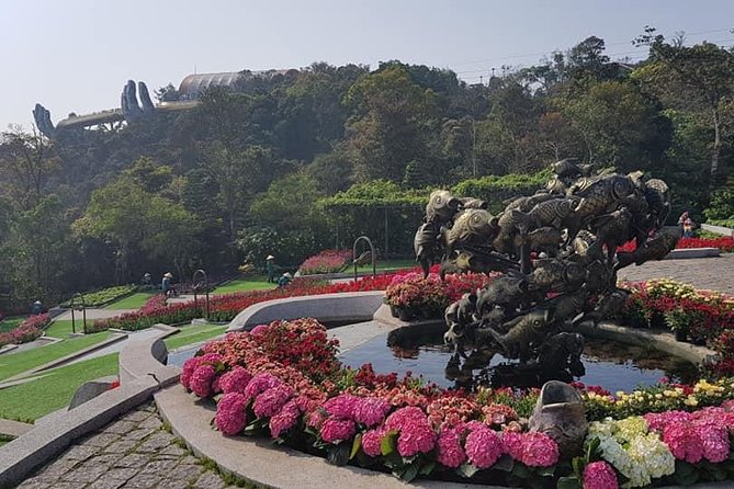 GOLDEN BRIDGE & BA NA HILL in Early moring to Avoid Crowds from DA NANG or HOIAN - Lunch, transport, and the real value of $139.75