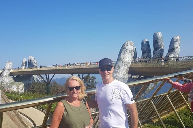 GOLDEN BRIDGE - Early Morning to Avoid Crowds & Take nice Photos - The Golden Bridge and its giant hands