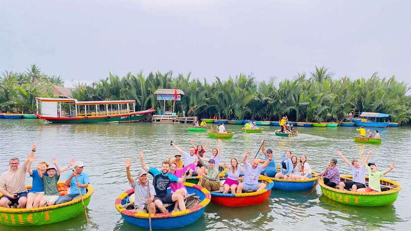 Hoi An Ancient Town & Coconut Village Basket Boat Tour - From Da Nang to the coconut canals