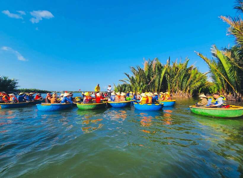 Hoi An : Bamboo Basket Boat Tour and Transfer - What the water route feels like