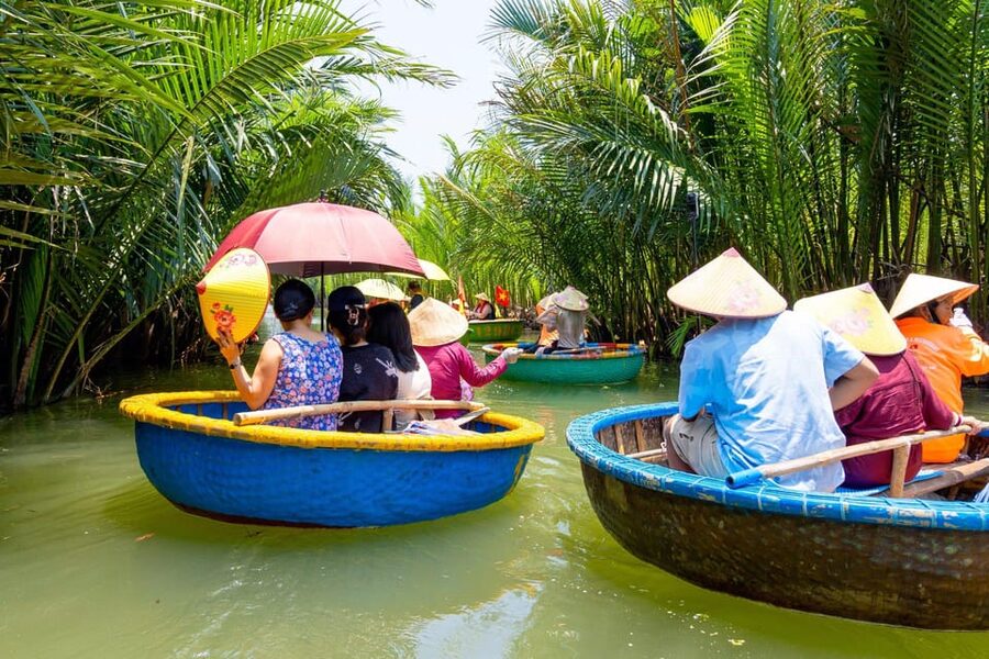 Hoi An: Basket boat tour at the coconut village - What happens during the 50-minute ride