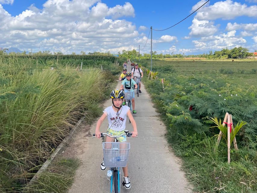 HOI AN Biking River Islands, Village Crafts PRIVATE TOUR - Crossing the bridge to Cam Kim Island