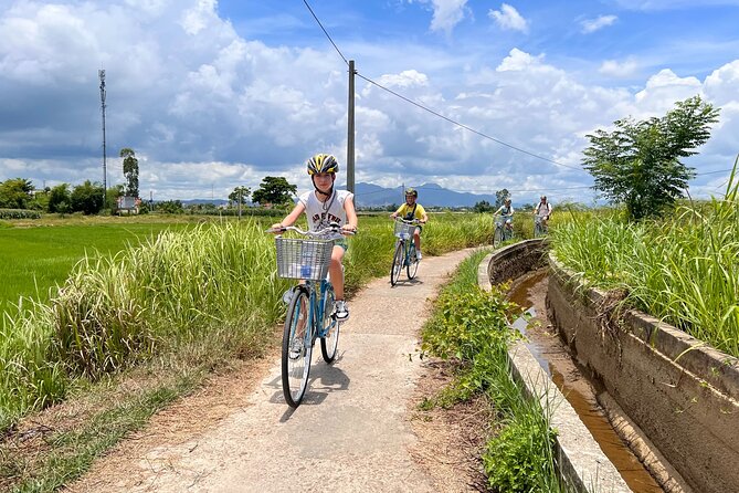 HOI AN Biking Vegetable Village, Basket Boat, Coconut Forest - Entering Cam Thanh’s Water Coconut Forest