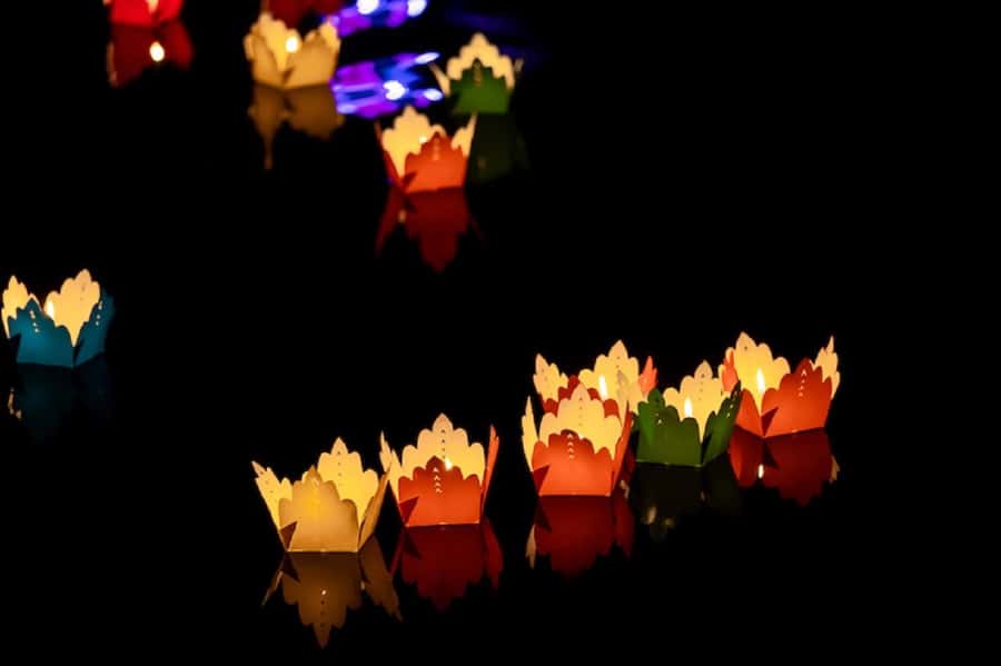 Hoi An: Boat Ride on Hoai River & Release the Flower Lantern - Watching the lantern join the river lights