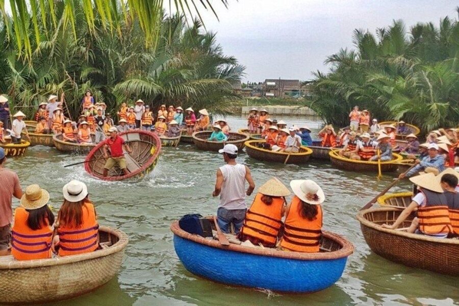 Hoi An : Cam Thanh Basket Boat Riding W Two-way Transfers - Leaving Hoi An for Cam Thanh village