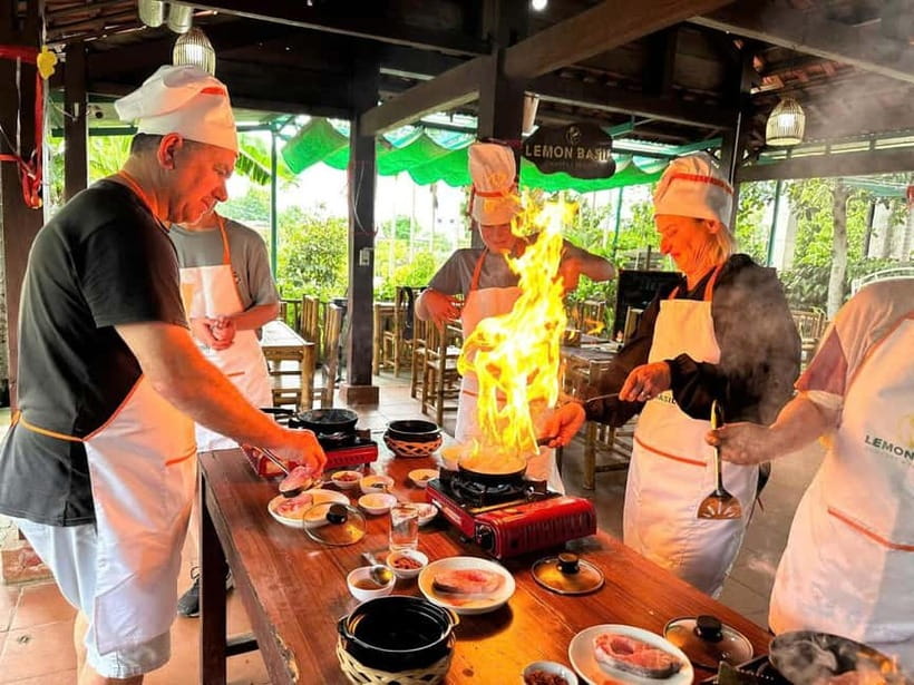 Hoi An: Cam Thanh Cooking Class & My Son Sanctuary Day Tour - Cam Thanh combines cooking, coconut waterways, and lunch