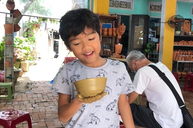 Hoi An Ceramic/Pottery/Lantern Making Class Cafe & Basket Boat - What the $13 price really means