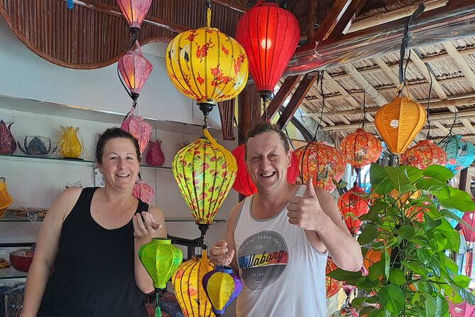 Hoi An City tour -Lantern Making and Silk Making process - Making a Hoi An lantern instead of buying one
