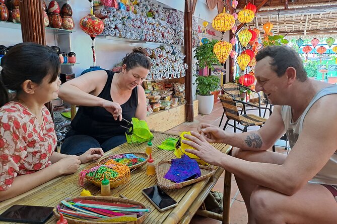 Hoi An City tour -Lantern Making and Silk Making process - The silk-making and craft portion