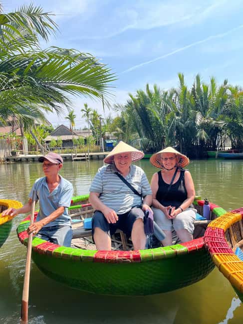 Hoi An: Coconut Basket Boat Ride and Fishing Experience - Casting Nets and Catching Crabs