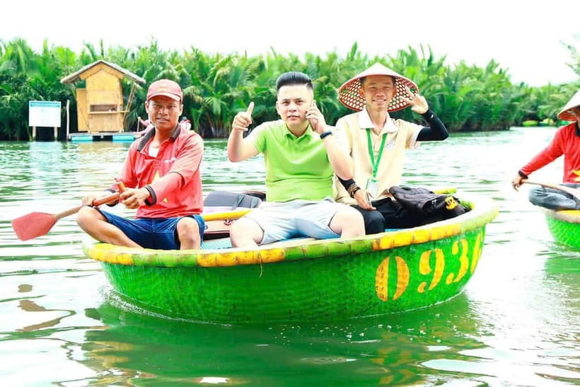 Hoi An: Coconut Basket Boat Ride & Hoi An Memories Live Show - Hoi An Impression Theme Park after dark