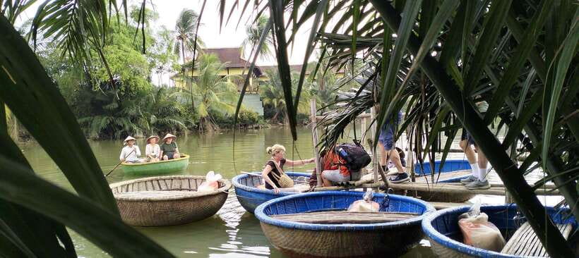 Hoi An Coconut Basket Boat Ride in Thanh Dong Village - What happens at Thanh Dong Organic Garden