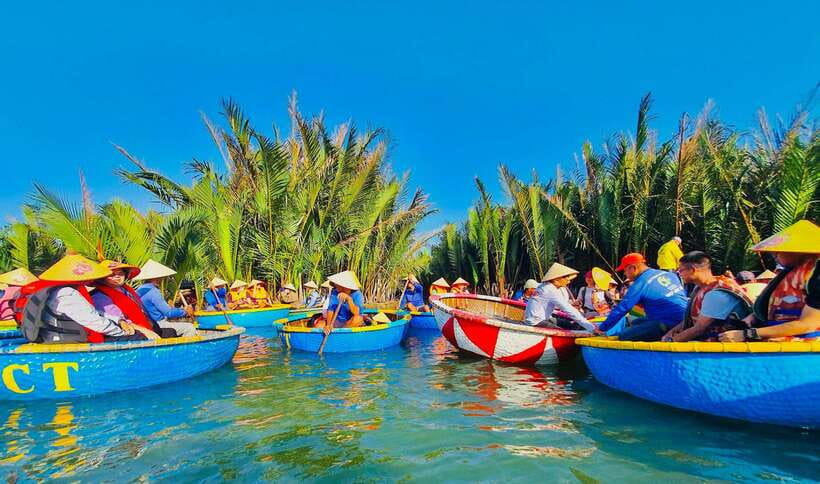 Hoi An: Coconut Basket Boat Rides with Two-way Transfers - Reaching Cam Thanh from Hoi An or Da Nang