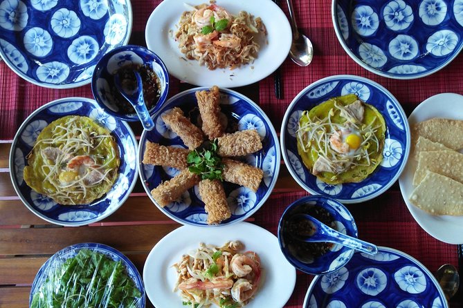 Hoi An Countryside bike tour, Basket boat and Cooking class - What you eat on the morning and afternoon schedules
