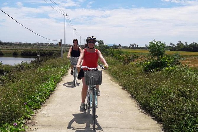 Hoi An Countryside Biking Tour(Vegetable village -basket boat - fishing village) - Rice fields, shrimp farms, and Hoi An’s rural animals