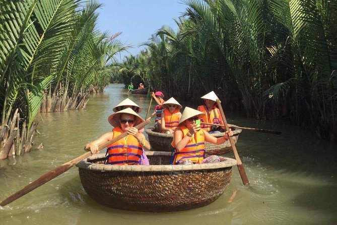 Hoi An Countryside By Bike - Family mats and wooden ships