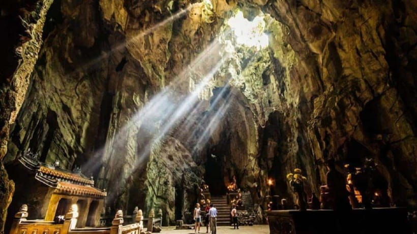 Hoi An/Da Nang: Marble Mountains, Lady Buddha & My Son Trip - Lady Buddha and the sea views at Monkey Mountain