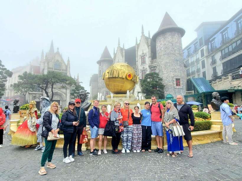 Hoi An / Da Nang to Ba Na Hills Day Trip with Golden Bridge - French Village and the second cable-car section
