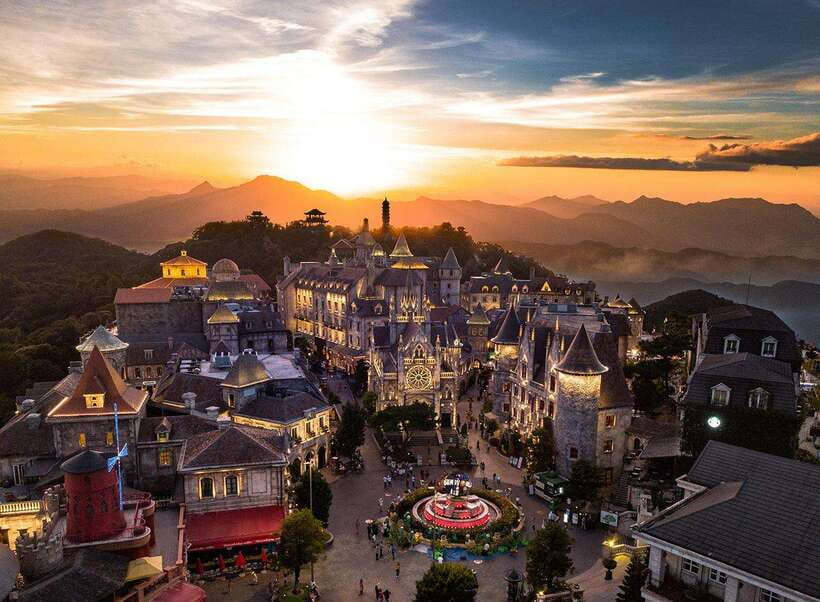 Hoi An: Full-day Ba Na Hills & Amazing Golden Bridge - French Village, Gothic details, and Luna Castle